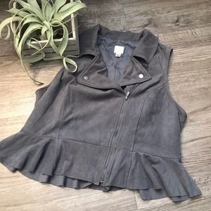 Lauren Conrad Velvet Vest